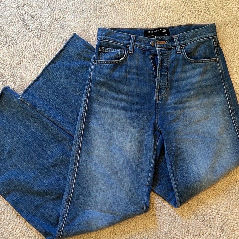 Veronica Beard wide leg jeans